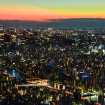 Sky Tree 4.0 Sunset - Toyko SkyTree